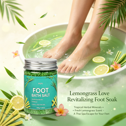 PGPJ Foot Soak Salts With Natural Rose Fragrance Essence, Lavender/Rose/Peppermint/Chamomile/Lemongrass/Lemon/Ocean, Blended Fine Texture, Gently Cleanses Foot Skin, Brings Floral Comfort Experience. Epsom Salt Foot Soak With Refreshing Texture, Not Heavy, Dissolves Quickly, Lightweight And Comfortable To Use. Gentle Formula Suitable For All Skin Types, Leaves Feet Fresh And Smooth After Cleaning, Convenient And Practical For Daily Home Foot Soaking, Suitable For All Seasons.