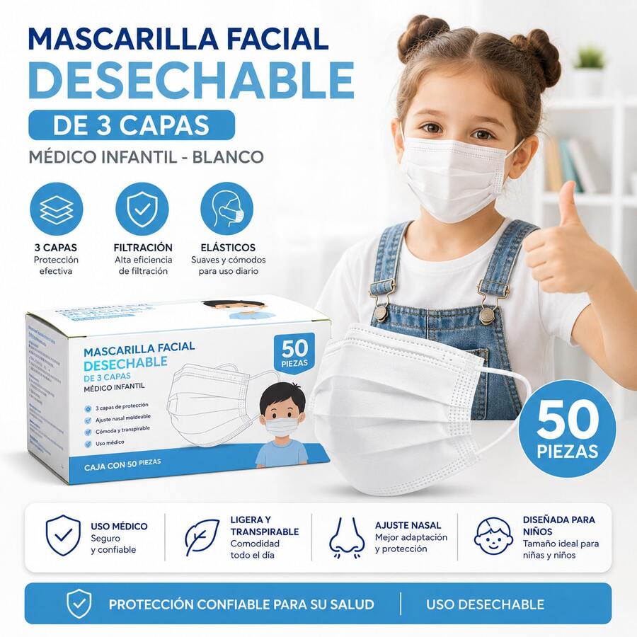 Fold-Flat Dust Protective Masks - A - View 1