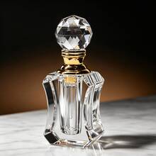 WALTZ&F Crystal Perfume Bottle With Crystal Ball Refillable Empty Decorative Glass Bottle For Essential Oil Girl Or Women Gift For Dresser Table Decor 2ML - 1PC - View 8