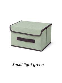 Universal Car Trunk Organizer Box, Foldable Fabric Storage Bin, Non-Woven Large Capacity Clothing Storage Box - A - View 9