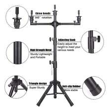AliLeader Adjustable 3-Way Wig Stand Tripod, Unisex-Adult Multifunctional Mannequin Head Holder, Durable Block For Training Doll Head Display, Halloween - View 4