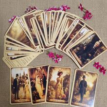 Victorian Kipper Dynamics Edition Oracle Cards Deck – 46 Cards Fortune Telling Tarot Alternative Deck With Guidebook, Vintage Style Divination Cards For Love, Career & Life Reading - Multicolor - View 2
