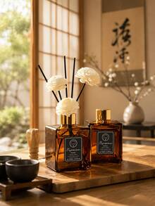 Multi-Fragrance Reed Diffuser, Oud & Sandalwood, Floral & Fruity Scent, Long-Lasting Home Air Freshener With Decorative Reeds, Suitable For Bedroom, Living Room, Bathroom, Office, Hotel, Housewarming Gift - Multi Scents - View 9