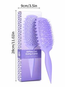 Aquaman brush 卷发梳，卷发定型梳，女士卷发造型梳，卷发梳理定型梳，减少拉扯和卷发分离，打造清晰卷度，Candybrush 设计 - 彩色 - 查看 10