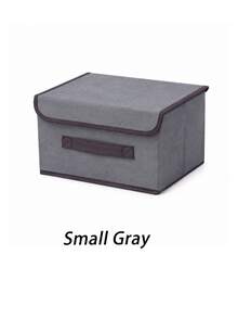 Universal Car Trunk Organizer Box, Foldable Fabric Storage Bin, Non-Woven Large Capacity Clothing Storage Box - A - View 8