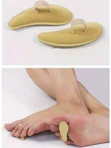 Fabric Toe Pads With Elastic Ring, Designed To Provide Comfort And Prevent Friction And Blisters, Perfect For Daily Wear With High Heels And Athletic Shoes - Multicolor - View 8