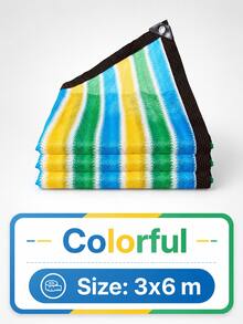 1pc UV Protection Shade Net With Eyelets, 7 Sizes Available, Durable & Tear-Resistant, Easy To Install On Balcony, Patio And Swimming Pool, Provides Excellent Shade, Shelter And Privacy Protection - Multicolor - View 30