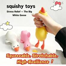 1pc Glitter Crystal Series S-Quishy Toy, Goose/Duck, Penguin And Various Cute Animal Shapes, Super Soft Sticky Touch Slow Rebound Squeeze Toy, Crunchy Squishy - Multicolor - View 6