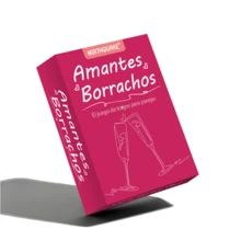 Amantes Borrachos - Jeu de cartes pour couples en espagnol, questions amusantes et romantiques, brise-glace romantique pour les soirées en amoureux, les anniversaires et les soirées cocooning à la maison, cadeau parfait pour les couples qui aiment les jeux - Framboise - Voir 7
