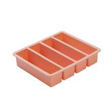 1pc Rectangular Ice Cube Mold, Long Ice Cube Mold, Butter Mold Tray, DIY Chocolate Bar Baking Essential, Rectangular Ice Tray, Kitchen Accessories, Home Supplies, Ice Tray, Bar Accessories - Multicolor - View 10