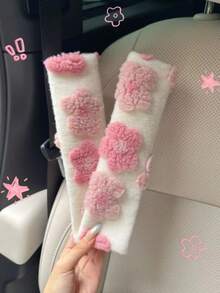Car Interior Seat Accessories, Seat Belt Shoulder Protection Cover, Women's Car Accessories, All Season Universal - Jacquard Shoulder Pads - View 8