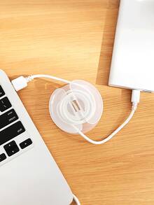 Cable Organizer - Power Cord Holder - Self-Adhesive Plug Cable Organizer - Charging Cable Storage And Winder, Practical Home Cable Management Tool, Multi-Function Hook, Desktop Storage - Multicolor - View 3