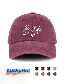 Gorra de béisbol lavada vintage con gráfico de novia, sombrero retro estético para despedida de soltera para mujeres, lindo sombrero de sol perfecto para boda, luna de miel y viajes - Diamante de novia - Ver 8