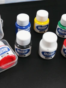 6 Colors 25ml Acrylic Watercolor Gouache Oil Paint Set, Versatile Artist Painting Supplies For Canvas Paper Wood Fabric, Vibrant Pigment Art Kit - 6 Pcs * 25 Ml - View 2