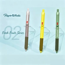 Paper Mate 心形可伸縮凝膠筆 0.5mm 細尖，水果色，學生校園考試筆 - 0.5毫米黑色墨水 - 查看 6
