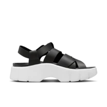 Nike Willow Leather Fitted Buckle Comfortable Beach Sandals For Women - Black - View 7