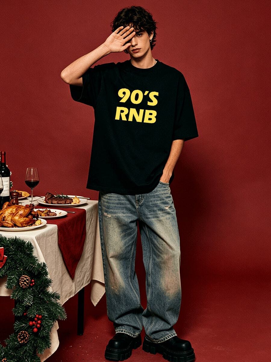 T-Shirts für Herren - Schwarz - Übersicht 1