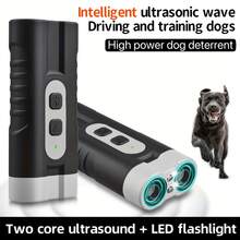 Rechargeable LED Ultrasonic Bark Deterrent, Ultrasonic Dog Repeller, One-Button Handheld Dog Repeller, Portable Dog Training Aid, Indoor And Outdoor Behavior Correction, Dog Trainer, Ultrasonic Bark Deterrent, Handheld Dog Repeller And Trainer, Dual-Light Bark Deterrent Tool, Harmless Pet Trainer - Multicolor - View 7