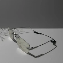 素面眼鏡，高端品牌/名人風格，適合日常通勤，適合長期使用電腦與手機 - 透明片 - 查看 8