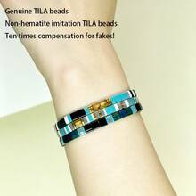 New Fresh Summer Vintage Niche TILA Bracelet, Japanese Imported Bracelet, Multi-Layer Stackable - Multicolor - View 4