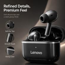 1pc Lenovo EA230 TWS Bluetooth Wireless Earbuds, Stable Bluetooth 5.4, Sensitive Touch Control, Built-In Microphone Supports HD Calls, Long Battery Life, Ergonomic In-Ear Design, Suitable For Gaming, Fitness, Office - View 3