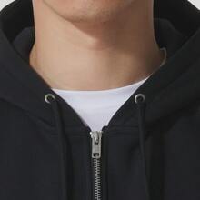Nike Club AS M NK BB FZ Brand Logo Zipper Long-Sleeve Knit Hooded Thermal-Lined Warm Jacket For Men - Black - View 5