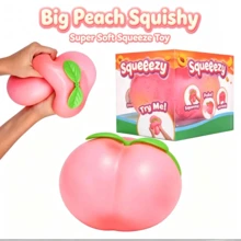 1 pieza Juguete antiestrés nuevo, juguete de apretar melocotón extragrande, juguete de goma suave con rebote lento para adultos, juguete antiestrés para desahogo y dedos - Regalo de cumpleaños - Regalo ideal - Regalo sorpresa - Regalo de vacaciones - Regalo para parejas - Regalo - Regalo de Navidad - Regalo exquisito para entusiastas de juegos - Regalo - Apretar - Esencial antiestrés - Squishy - Multicolor - Ver 3