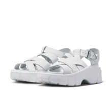 Nike Willow Leather Strappy Midsole Stable Beach Sandals Women - White - View 1