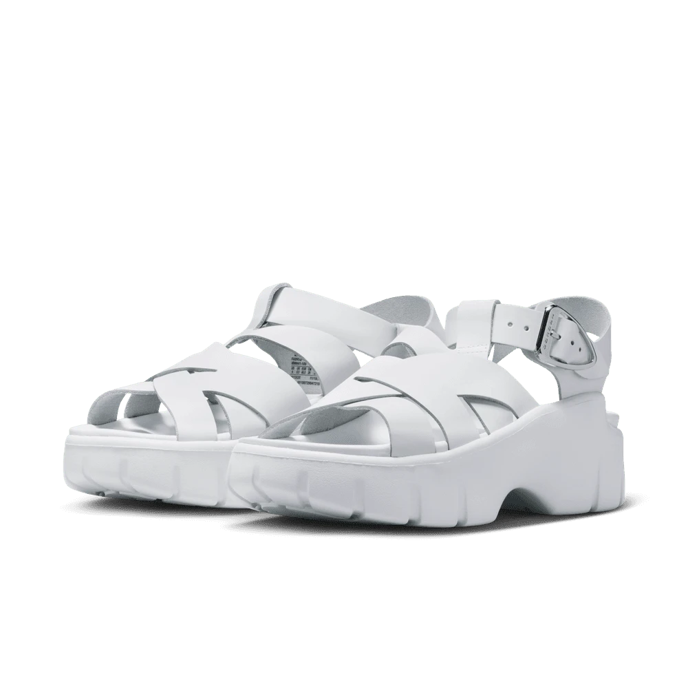 Nike Willow Leather Strappy Midsole Stable Beach Sandals Women - White - View 1