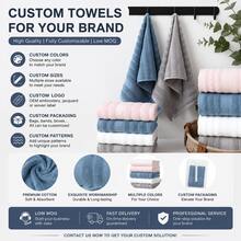 Luxury 100% Pure Cotton Wholesale Bath Towels, Soft And Highly Absorbent, Customized Knitted Baby Bath Towels For Home Use - Pink - View 3