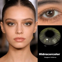 Lalens Hidrocorcolor 琥珀色自然漸層美感圓形隱形眼鏡 1對 批發美容隱形眼鏡 年用 DIA 14.20MM BC 8.6MM 無縫瞳孔融合 自然暈染 適合深色與淺色小瞳孔 派對約會日常妝容理想選擇 - 琥珀色 - 查看 6