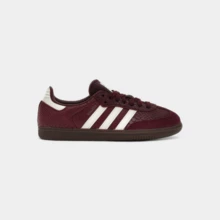 Adidas أديداس سامبا OG جلد الثعبان مارون كريم أبيض (نسائي) - الأحمر - مشاهدة 1