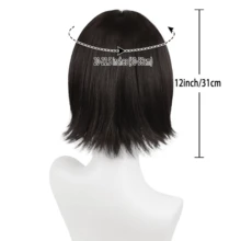 Mavis Cosplay Wigs For Women Black Reverse Bob Wig For Girls Cosplay Vampire Wigs Halloween Costume Wig - Black - View 2