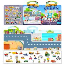 Reusable Children's Sticker Book, Washable Children's Stickers, Jelly Sticker Book, Suitable For Birthday Parties, Family Gatherings, Group Activities, Art Classes Or Other Events - Multicolor - View 8