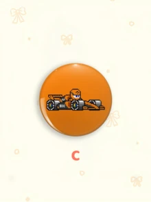 1pc/6pcs 4.4cm F1 Racing Pixel Art Button Pin Badge, Race Car Themed Brooch Pins, Decor Accessories For Clothes Backpack Lanyard Holiday Gift, Back To School Gift - Multicolor - View 10