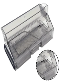原裝真空掃地機器人配件集塵盒，含一個濾網，適用於 Dreame Aqua10 Track / Aqua 10 Pro Track / Aqua 10 Ultra Track Complete / RLR61CE / RLR81 / Aqua10 Roller / Aqua 10 Ultra Roller Complete / RLH31CE / RLH71DE，亦適用於中國版機器人型號：X50Pro Roller 版本、Clean Master S60 Pro、X60 Pro 集塵盒 - 查看 7
