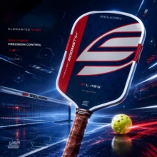 SLK Limited Edition American Flag Pickleball Paddle, T700 Original Color Carbon Fiber Aramid Fiber Chain Weave Thermoformed Professional Power Paddle, USAPA Certified Competition Paddle - Freedom - View 2