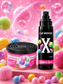 Solid Car Air Freshener, Long-Lasting Fiber Block Diffuser, Deodorizer, Home Decor, Flameless Fragrance, Wardrobe Hanging Scent, Suitable For Room, Bathroom, Bedroom, Office, Natural Scents: Vanilla, Bubble Gum, Cherry, Lavender, Strawberry, Coconut, Suitable For Birthday, Christmas, Mother's Day, Father's Day, Wedding, Graduation, Music Festival Gifts - Multicolor - View 22