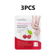 SADOER 5片=5對櫻桃菸鹼醯胺保濕手膜，保濕修復滋養去角質平滑護膚 - 彩色 - 查看 12