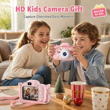 Kids Toy, Kids Camera, 1080P HD, 48MP, Multiple Cute Filters To Choose From, Video Shooting, Multiple Games, Boys/Girls' Holiday Birthday Gifts, Preferred Kids Birthday Gift - 彩色 - 查看 6