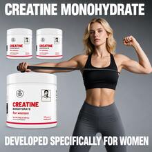 Miriyalyad Women's Premium Creatine Monhydrate And Collagen+BCAA Blend-Muscle Support, Hair&Nails Strength, 30 Servings, No Sugar, No Artificial Additives, Dietary Supplement, 8.46oz - 3PCS - 查看 5