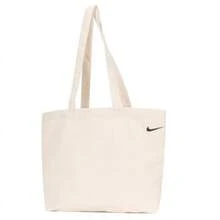 Nike Heritage 22L Casual Simple Open Closure Large Capacity Polyester Tote Bag Shopping Bag Shoulder Bag Unisex Oatmeal Color - Oatmeal Color - View 7