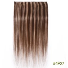 Kercsityn Honey Blonde Clip In Hair Extensions Real Human Hair Invisible 14-24 Inchs Hair Extensions Clip In Extensions Human Hair For Women - Multicolor - View 35