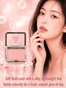 3CE Style Blush #Silky Peach Pink 4.5g, Fine Powder That Blends Smoothly Without Fallout, Softly Enhances Complexion, Suitable For Daily Light Makeup On All Skin Tones - #SLIDE SLOWLY - View 3