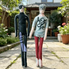DELUSTA 29cm Anime Alien Stage Ivan Till Action Figure Stuffed Doll Creative Twistable Shape Bendable PVC Model Room Decor Ornament Gift - Multicolor - View 6