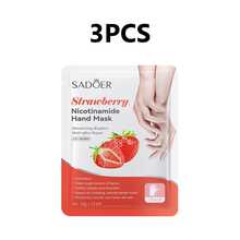 SADOER 5片=5對 蜜桃菸鹼醯胺保濕手膜，保濕修復滋養去角質嫩膚護理 - 彩色 - 查看 15