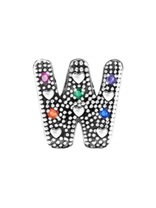 1pc Exquisite Letter Beaded Charm, Suitable For Women To Wear, Can Be Used For Bracelet, Bangle And Other DIY Jewelry Making, A Beautiful Gift For Girlfriend - Rhinestone Letter - View 18