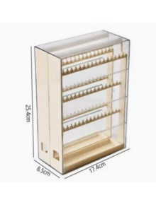 1 cái giá treo móc khóa Baraziku, hộp lưu trữ nhỏ, giá trưng bày ghim cài, giá trưng bày trang sức cao cấp tinh xảo cho bông tai và dây chuyền, dung tích lớn, trong suốt chống oxy hóa, hộp lưu trữ trang sức - Nhiều màu - Xem 6