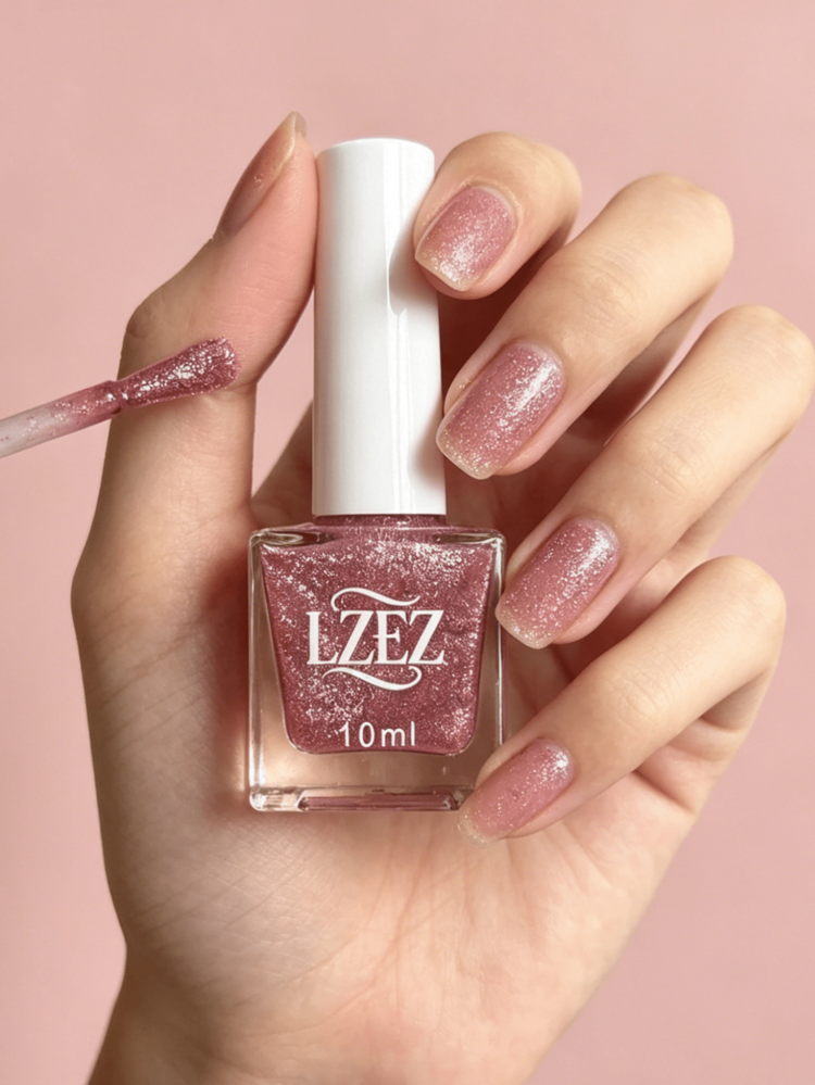 1 Bottle Water-Based Nail Polish - LZEZ - 2026 New 10ml Peelable Long-Lasting Quick-Dry Nail Polish For Students, Alcohol-Free - Multicolor - View 2