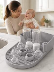 Silicone Draining Storage Rack For Ice Tumbler, Baby Bottle, Wine Glass, Hanging Drying Rack, Draining Rack, Drying Rack For Ice Tumbler, Insulated Cup, Silicone Draining Rack, Baby Bottle Drying Storage Rack, Baby Feeding Supplies Draining Rack - Multicolor - View 3